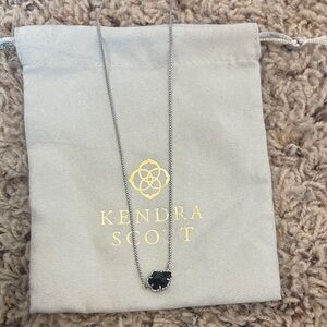 Kendra Scott Silver black Necklace